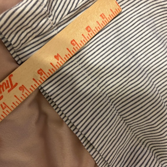 Dockers Women's High Waist Striped Shorts - Black and White - Picture 7 of 11